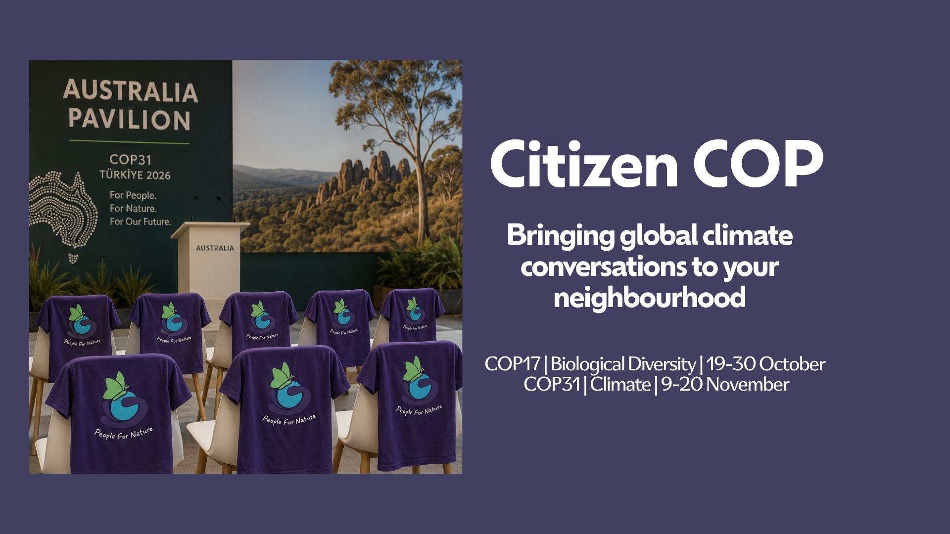 Citizen COP Australia: Bringing global climate conversations to your neighbourhood